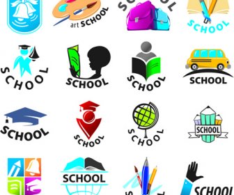 Logos School Vectors