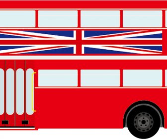 London Bus Einfacher Vektor