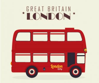 London City Bus Design Vector