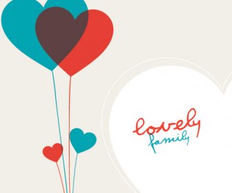 Lovely Family Vector Graphic