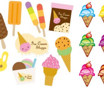 Lovely Ice Cream Vector Graphic