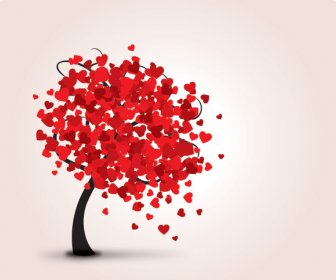 Lovely Tree Vector Graphic