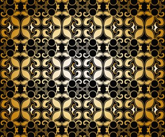 Luxurious Gold Pattern Seamless Vector Background