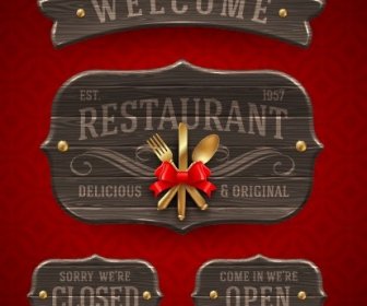 Luxurious Restaurant Cover Background