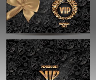 Luxurious Vip Gold Card Vectors