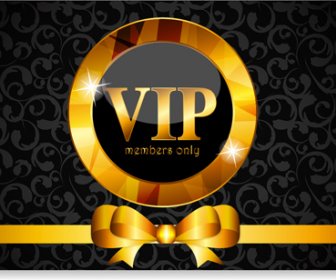 Luxurious Vip Members Cards Design Vectors