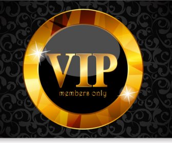 Luxuriöse VIP-Mitglieder Karten Design Vektoren