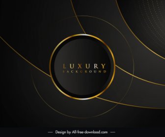 Luxury Background Template Dark Design Elegant Golden Motion
