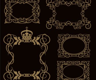 Luxury Classical Frames Vector