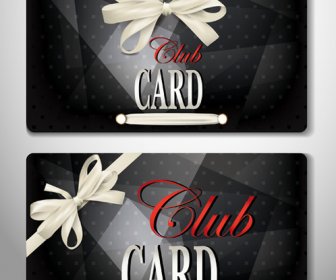高級クラブ カード デザインの要素のベクトル