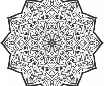Mandala De Lujo Diseño Vectorial Gratis