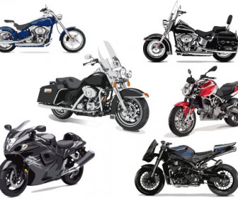 Luxury Motorcycles Vector Design