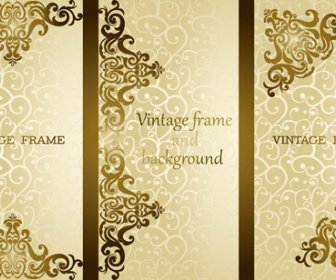 Luxury Vintage Frame Vector Background