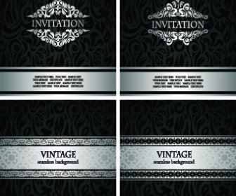 Luxury Vintage Invitation Cards Background