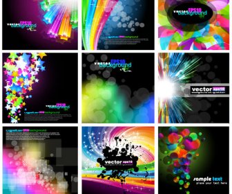 Magic Abstract Colored Background 1 Vector Graphic