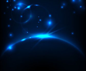 Magic Universe Space Vector Background
