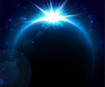 Magic Universe Space Vector Background