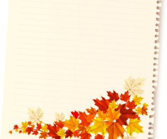 Maple Leaf Vector Background Art