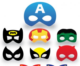 スーパーヒーローのマスク