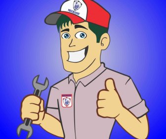 Mechanic Boy Logo For Free By Official Shahg Abid Ali Shah