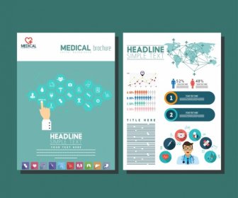 Medical Brochure Templates Bright Colorful Modern Design