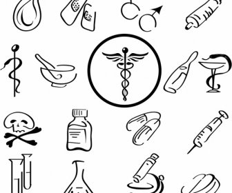 Medizinische Icons Set