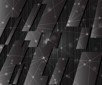 Metal Network Abstract Background