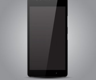 Microsoft Lumia 950 Smartphone Mockup Realistic Design