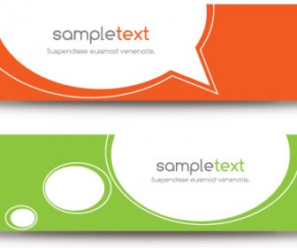Minimal Banners Vector Graphic