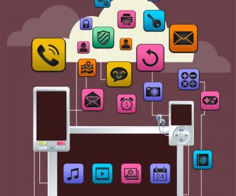 Mobile Icons App Collection