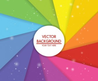 Modern Abstract Background Sparkling Colorful Twisted Layout