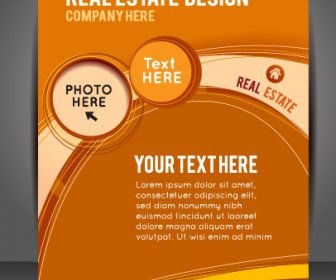 Modern Business Flyer And Cover Brochure Vector