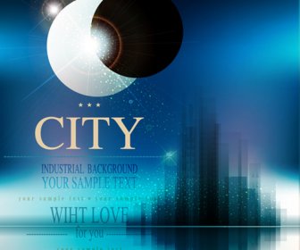 Modern City Blurs Background Graphics