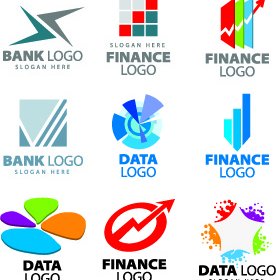 современные логотипы дизайн элементы вектора