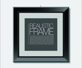 Moderne Foto Frame Glänzend Vektor-set