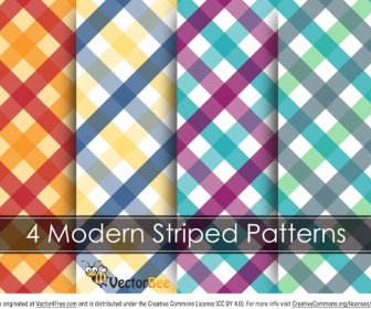 Modern Striped Vector Pattern