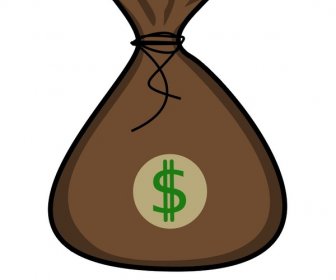 Geld-Beutel-Symbol