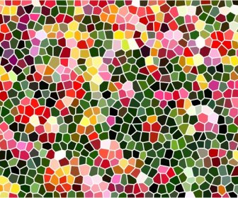 Mosaic Tiles Pattern Vector Illustration