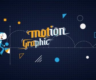 Motion Chart Background Human Icon Geometry Decoration