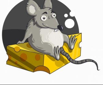 Rato Animal ícone Desenho Animado Desenho Animado Esboço Personagem