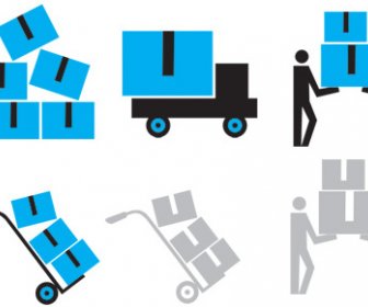 Moving And Packing Icons