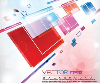 Multicolor Geometría Elementos Backgrounds Vector
