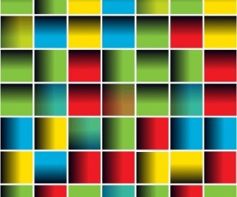 多色正方形創造的な背景ベクトルを設定