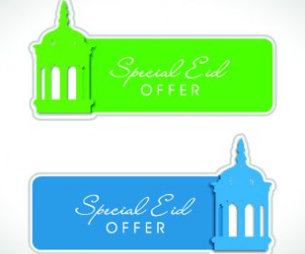 Muslim Style Discount Tag Vector