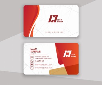 name card business card visiting card template elegant geometric curves