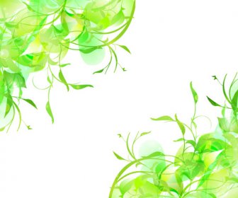 Natural Green Halation Background Art