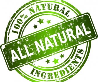 Natural Ingredients Stamp