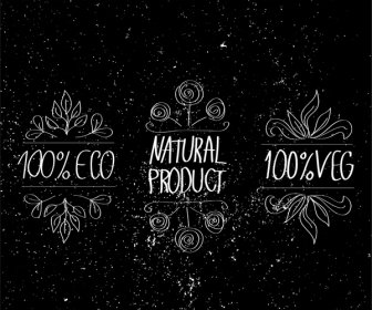 Etiqueta De Producto De Naturaleza Eco