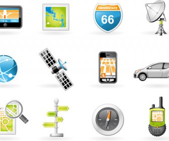 Navigation And Transport Icons