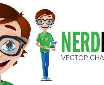 nerd vector character